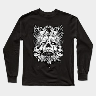 Skull of Abstract #6 Long Sleeve T-Shirt